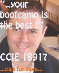 chaz ccie 18917 : your bootcamp is the best