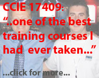 ccie 17409 one of the best training courses